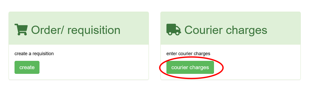 courier charges user